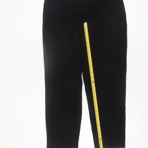 Marks and Spencer Women’s Black Corduroy Chino Trousers Size 12