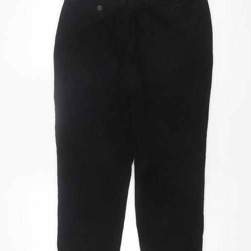 Marks and Spencer Women’s Black Corduroy Chino Trousers Size 12