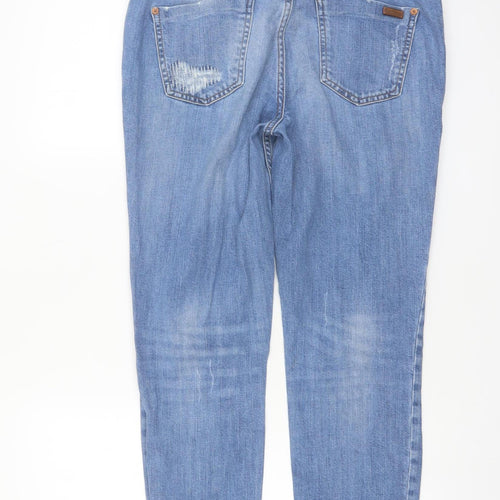 River Island Women’s Blue Distressed Skinny Jeans Size 12