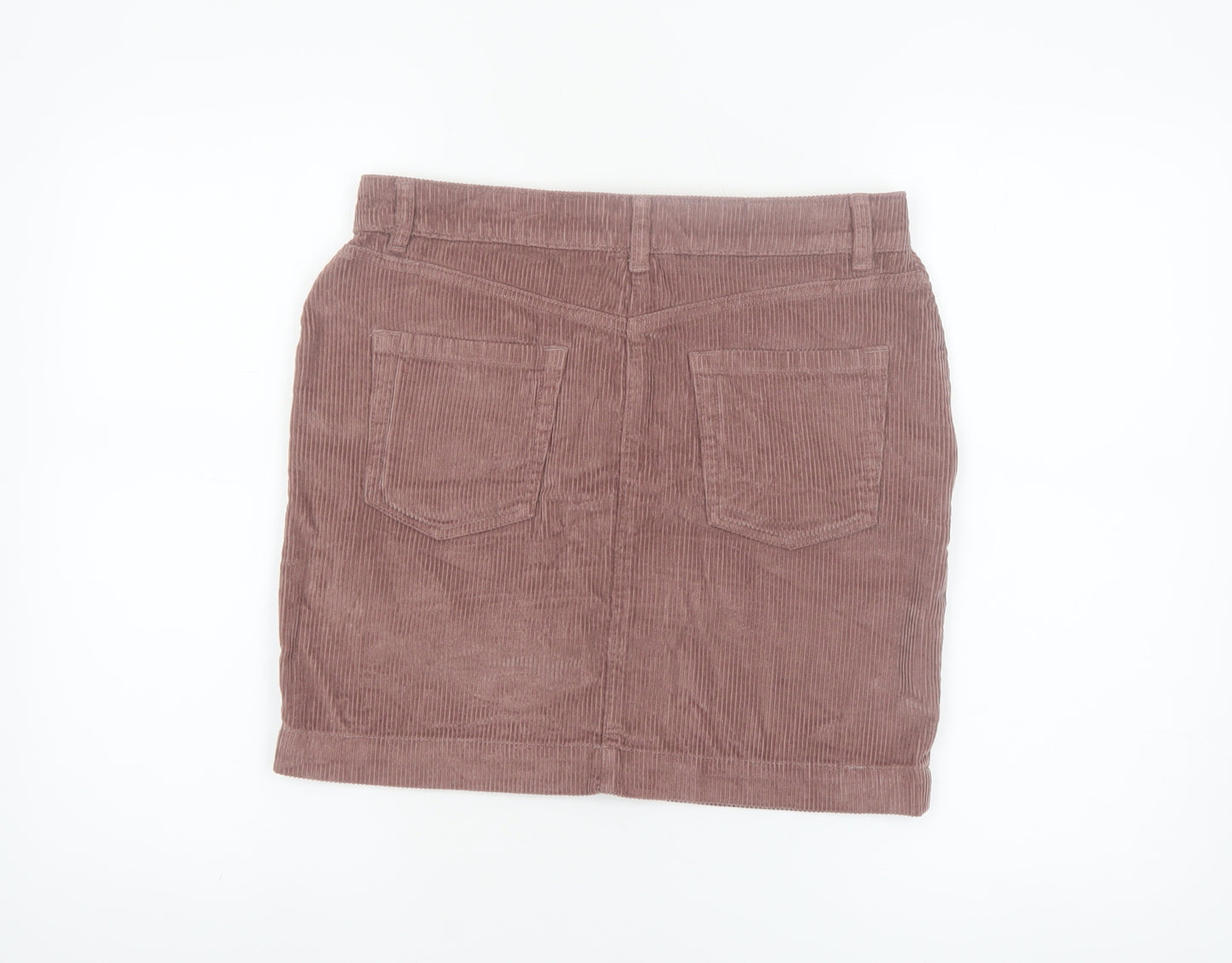 Next Women’s Brown Corduroy Short Skirt Size 8 Casual Cotton
