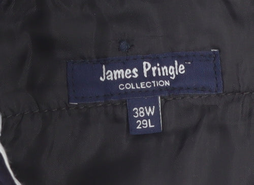 James Pringle Men's Navy Corduroy Trousers 38W 29L Classic Fit