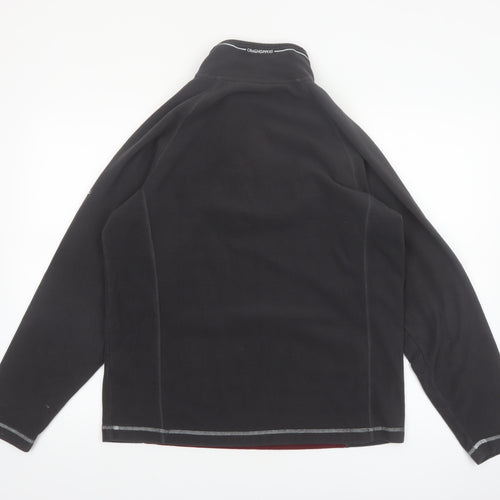 Craghoppers Men’s Red Black Fleece 1/4 Zip Pullover Sweatshirt L