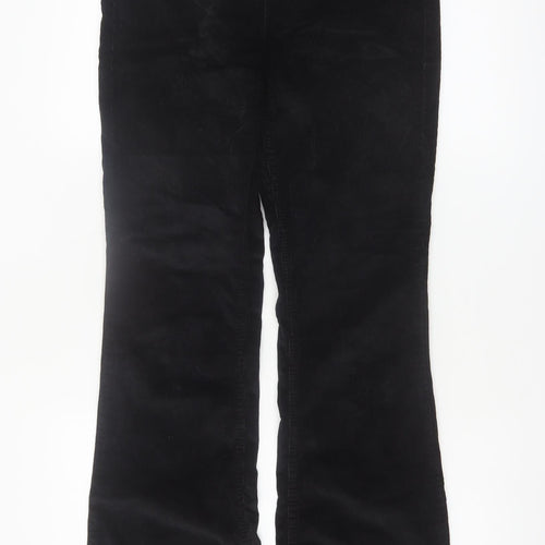 BDG Urban Outfitters Womens Black Corduroy Straight Trousers W28 L32