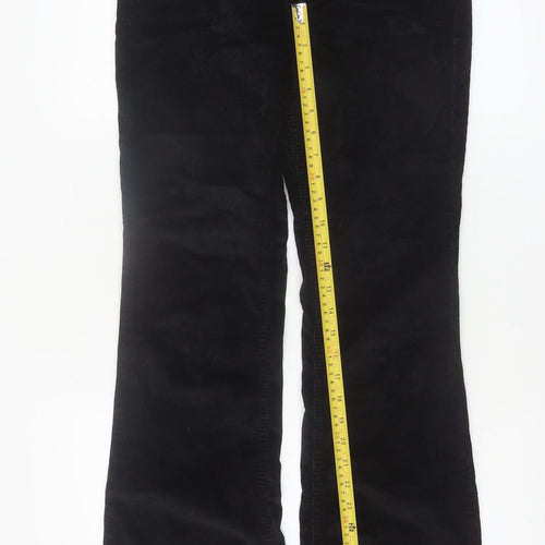 BDG Urban Outfitters Womens Black Corduroy Straight Trousers W28 L32