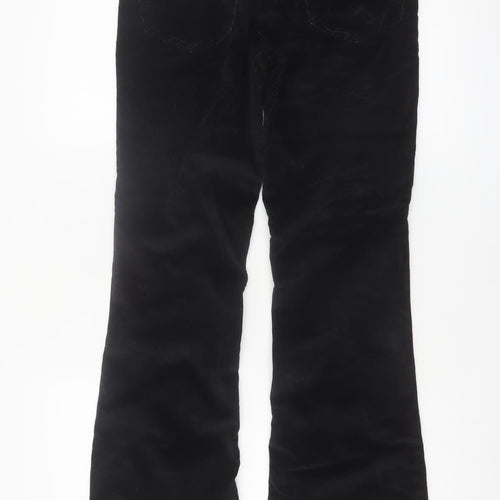 BDG Urban Outfitters Womens Black Corduroy Straight Trousers W28 L32