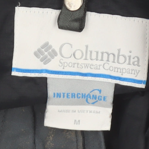 Columbia Men’s Grey 3-in-1 Waterproof Hooded Outdoor Jacket Size M