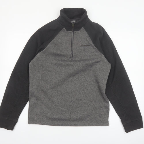 Craghoppers Men's Grey 1/2 Zip Fleece Sweatshirt Size S