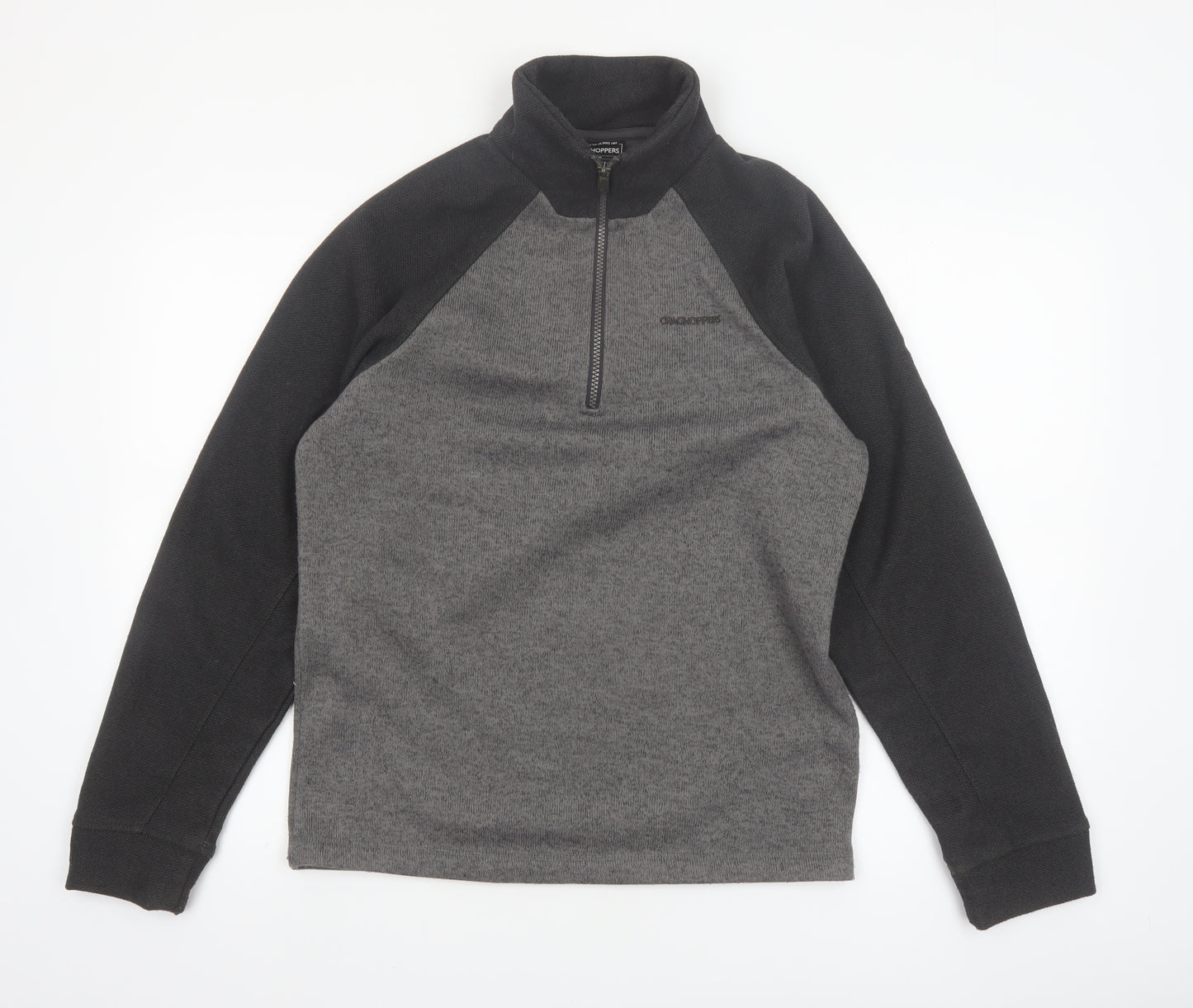 Craghoppers Men's Grey 1/2 Zip Fleece Sweatshirt Size S