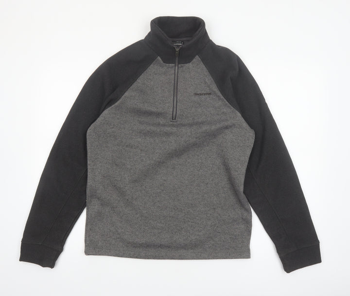 Craghoppers Men's Grey 1/2 Zip Fleece Sweatshirt Size S