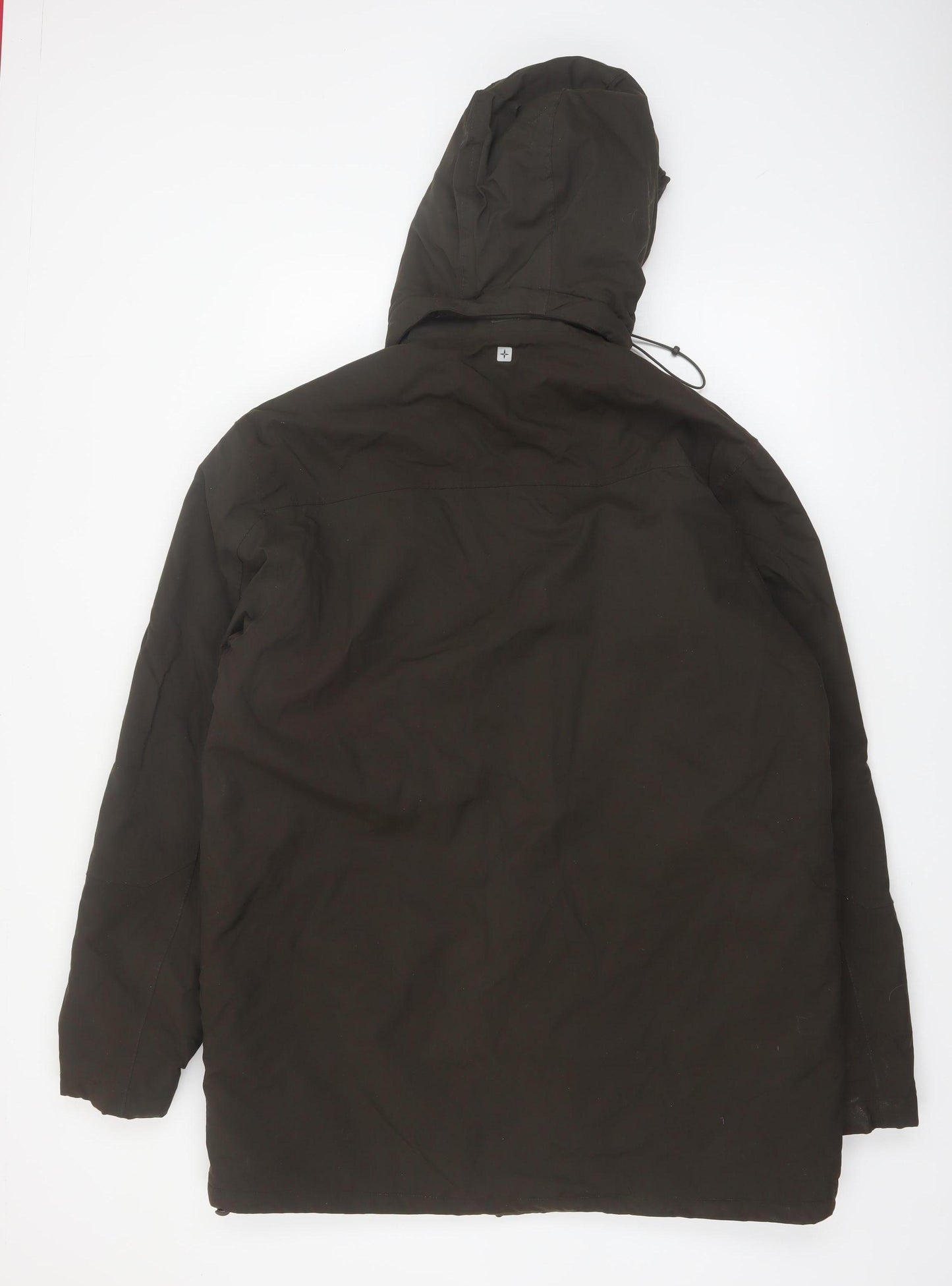 Mountain Warehouse Men's Brown L Parka Waterproof Hooded Jacket