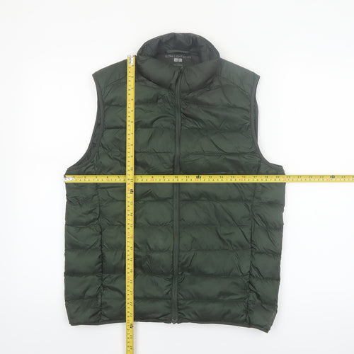 UNIQLO Women's Green Ultra Light Down Puffer Waistcoat Size S