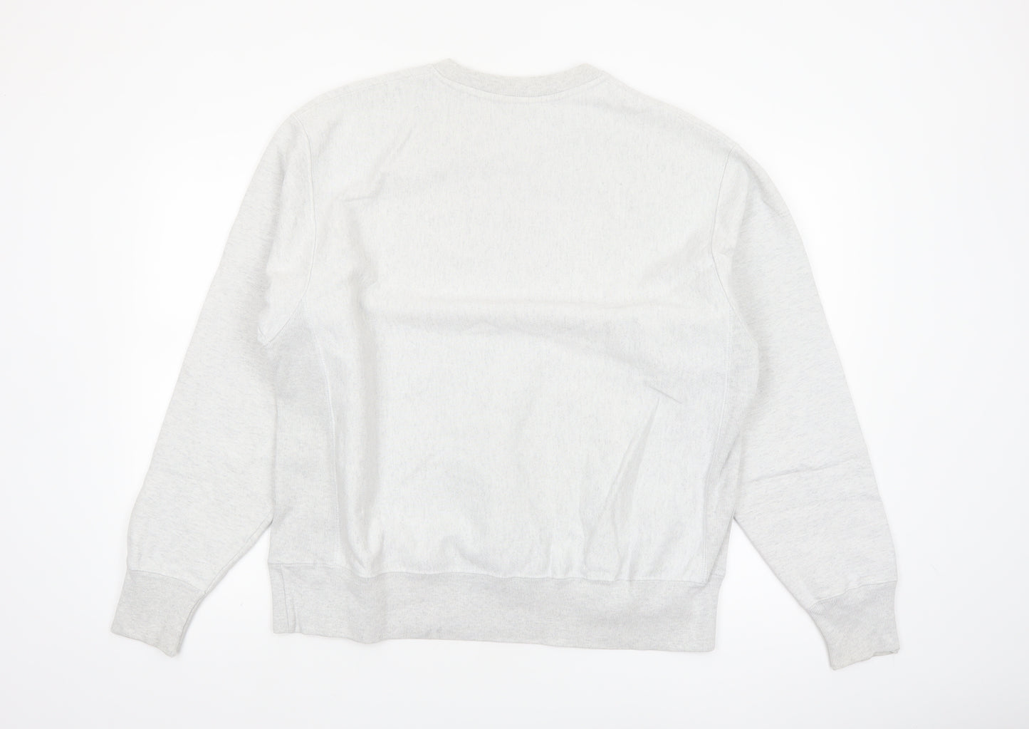 Champion Men's Grey Lafayette Reverse Weave Pullover Sweatshirt Large