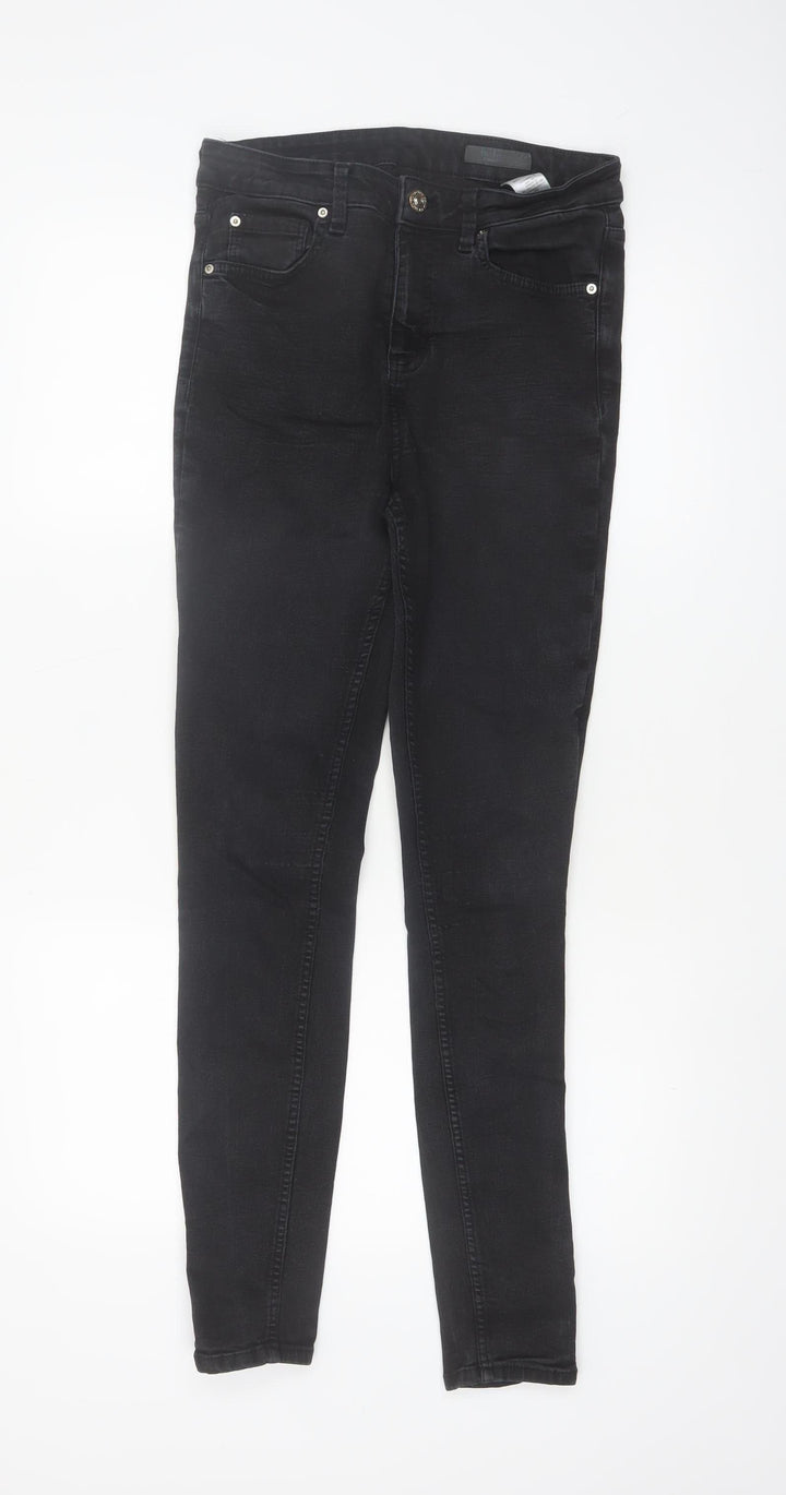 Marks and Spencer Women's Black Skinny Jeans Size 12 Long