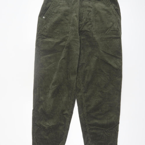 Marks and Spencer Women’s Green Corduroy Chino Trousers Size 12