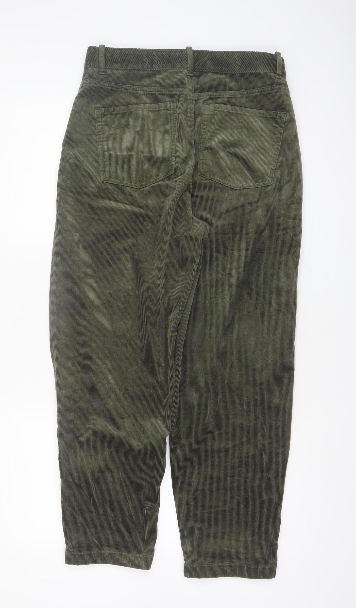 Marks and Spencer Women’s Green Corduroy Chino Trousers Size 12