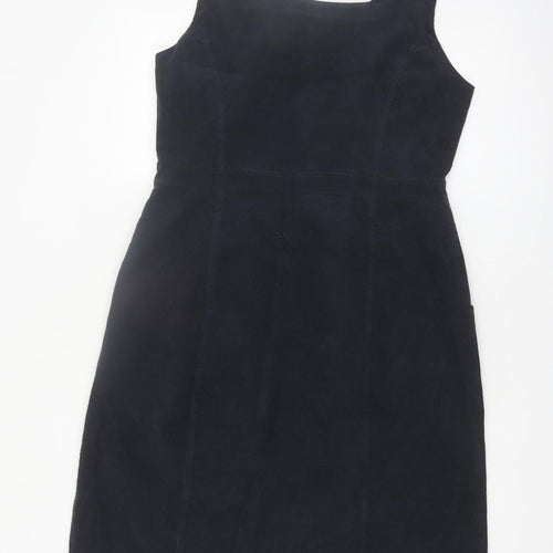 Seasalt Cornwall Women Black Cotton Pinafore Dress UK14