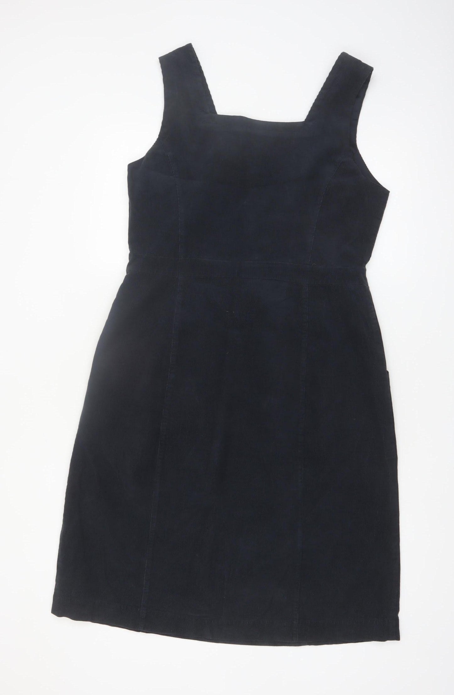 Seasalt Cornwall Women Black Cotton Pinafore Dress UK14