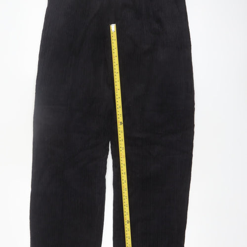 Club Montana Men's Black Corduroy Trousers Size 32/33