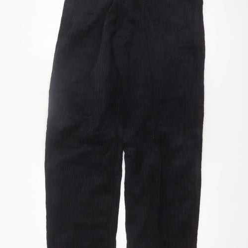 Club Montana Men's Black Corduroy Trousers Size 32/33