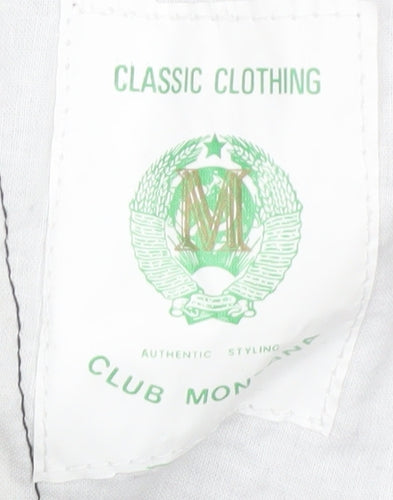 Club Montana Men's Black Corduroy Trousers Size 32/33