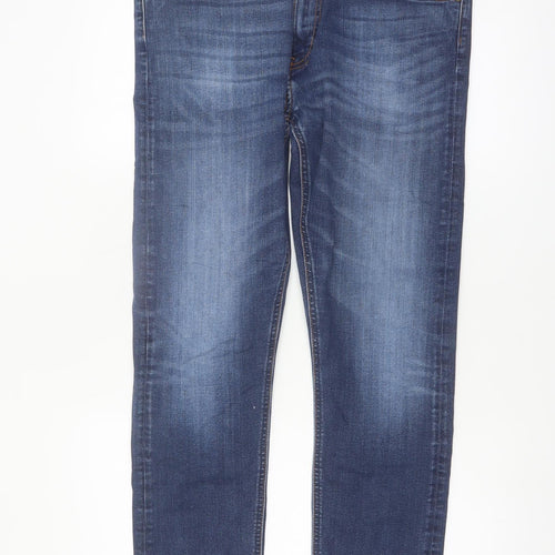 Lee Men's Blue Luke Slim Fit Denim Jeans W34 L32