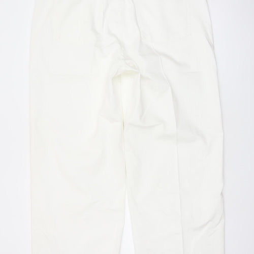 Marks and Spencer Women White Wide-Leg Jeans Size 18 Tall
