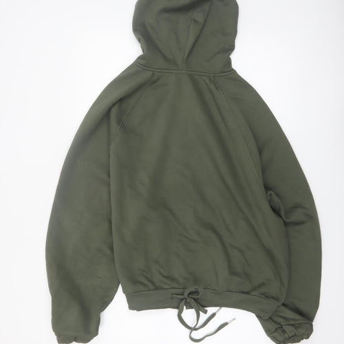 ASOS Women’s Green Full Zip Hoodie Size 8 Cotton Blend