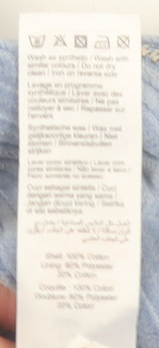 New Look Women’s Blue Corduroy Pinafore Dress UK 18