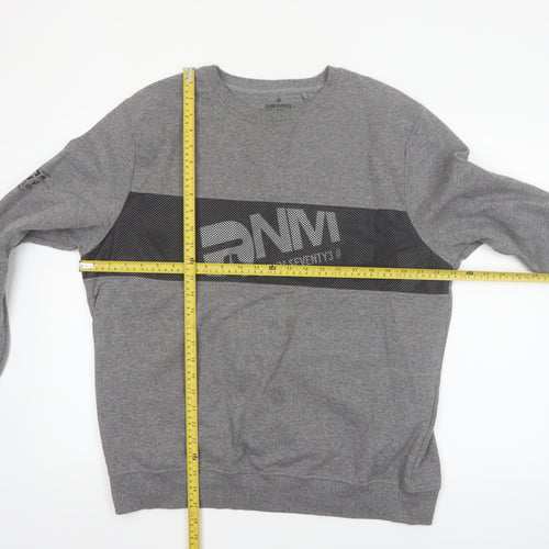 Denim Seventy3 Men’s Grey XL Pullover Graphic Sweatshirt