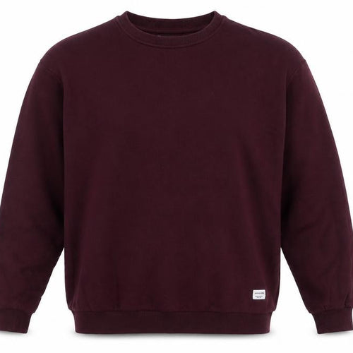 Jack & Jones Men's Red Fleece Crew Neck Sweatshirt Size L