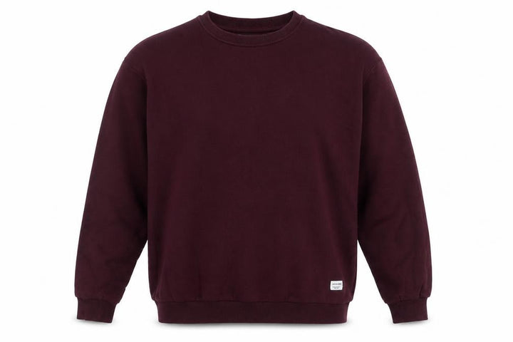 Jack & Jones Men's Red Fleece Crew Neck Sweatshirt Size L