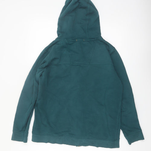PG Field Men's Green Full Zip Hoodie M Regular Fit