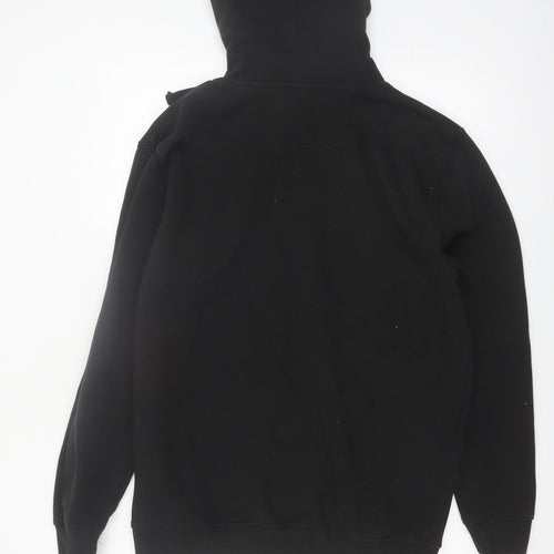 Guinness Men's Black Pullover Hoodie L Logo Fleece Sweatshirt