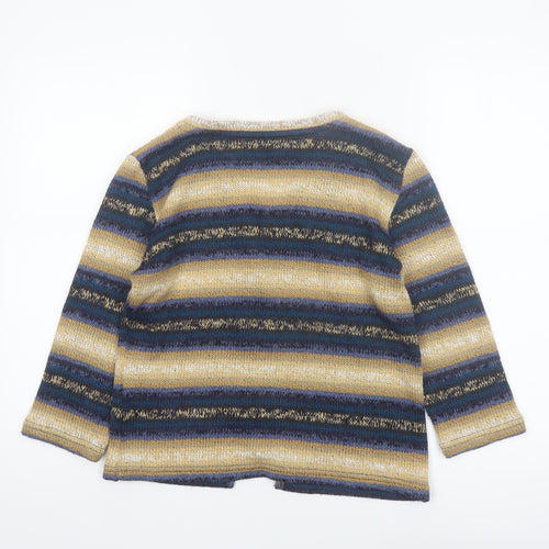 Marks and Spencer Per Una Women’s Multicoloured Size 14 Striped Knit Cardigan