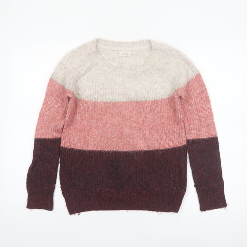 Fat Face Womens Multicoloured Knit Pullover Jumper Size 8