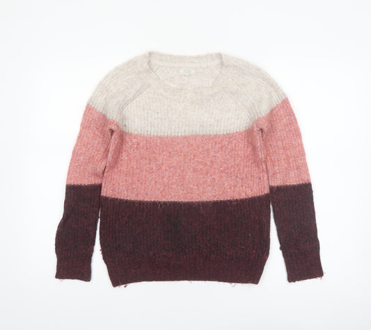Fat Face Womens Multicoloured Knit Pullover Jumper Size 8