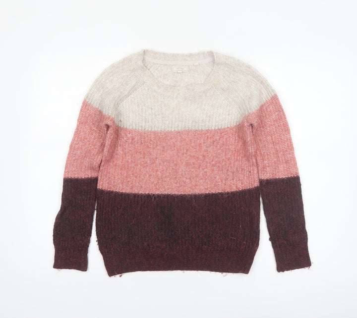 Fat Face Womens Multicoloured Knit Pullover Jumper Size 8