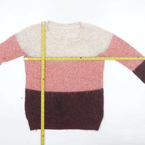 Fat Face Womens Multicoloured Knit Pullover Jumper Size 8