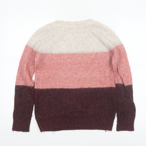 Fat Face Womens Multicoloured Knit Pullover Jumper Size 8