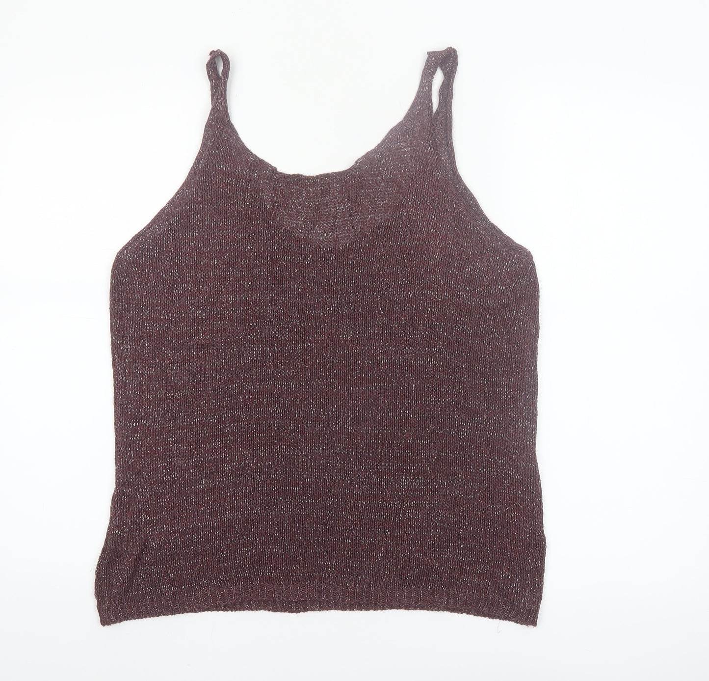 Next Women Brown Knit Camisole Tank Top Size 18