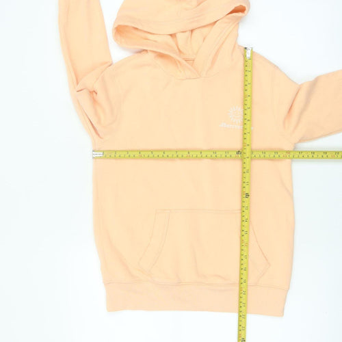 Abercrombie Kids Girls Beige Logo Pullover Hoodie 9-10 Years
