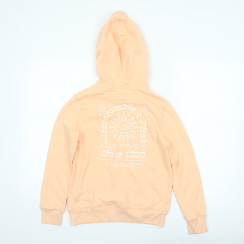 Abercrombie Kids Girls Beige Logo Pullover Hoodie 9-10 Years
