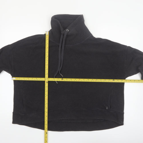 Sweaty Betty Womens Black XXL Funnel Neck Pullover Sweatshirt