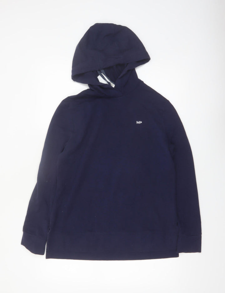 MP Women's Navy Pullover Hoodie Medium Cotton Blend Casual