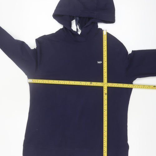 MP Women's Navy Pullover Hoodie Medium Cotton Blend Casual