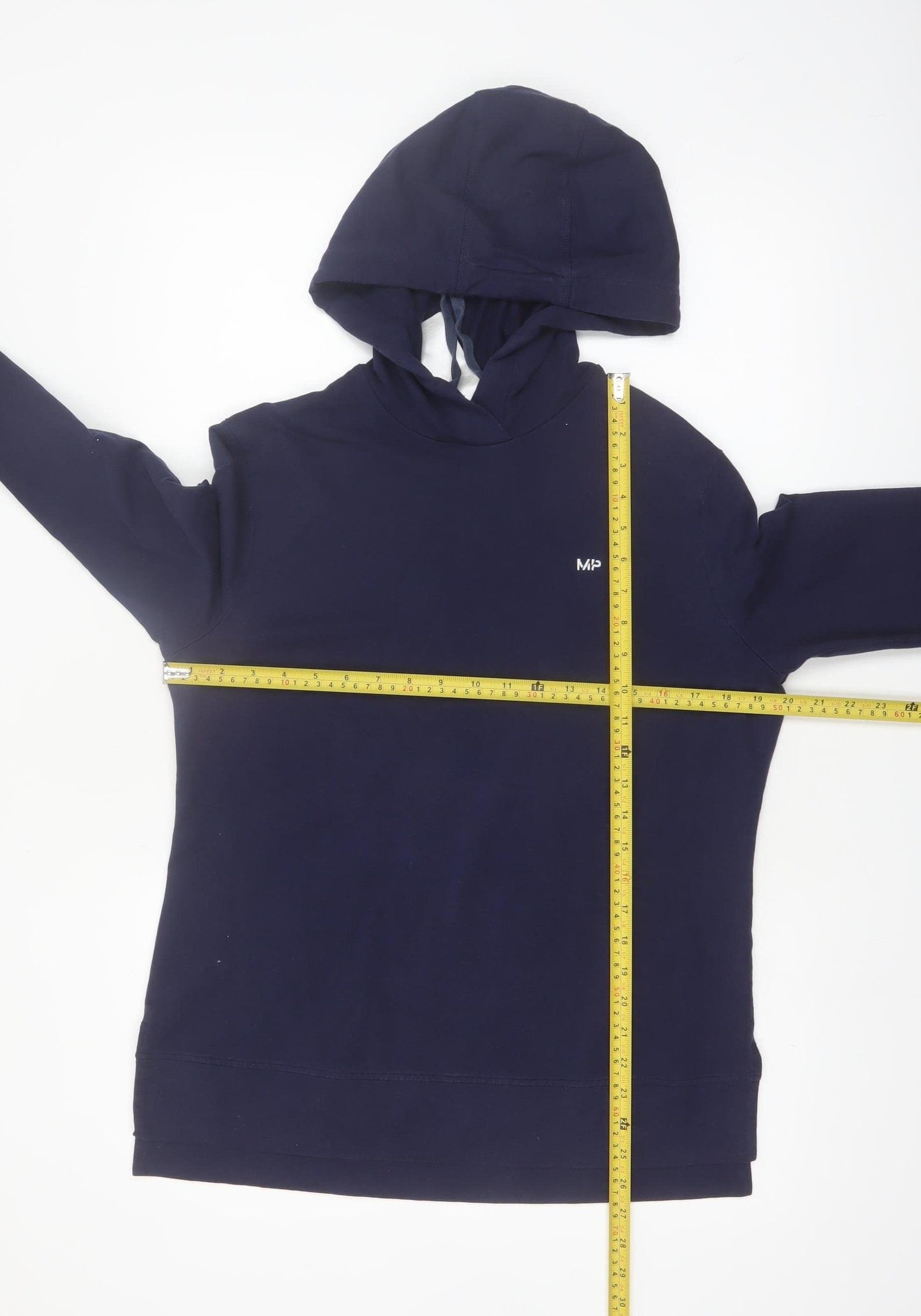 MP Women's Navy Pullover Hoodie Medium Cotton Blend Casual