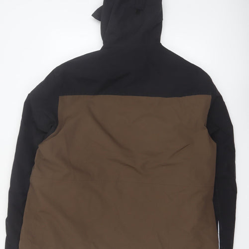 Lands' End Men's Brown XL Hooded Squall Parka Jacket