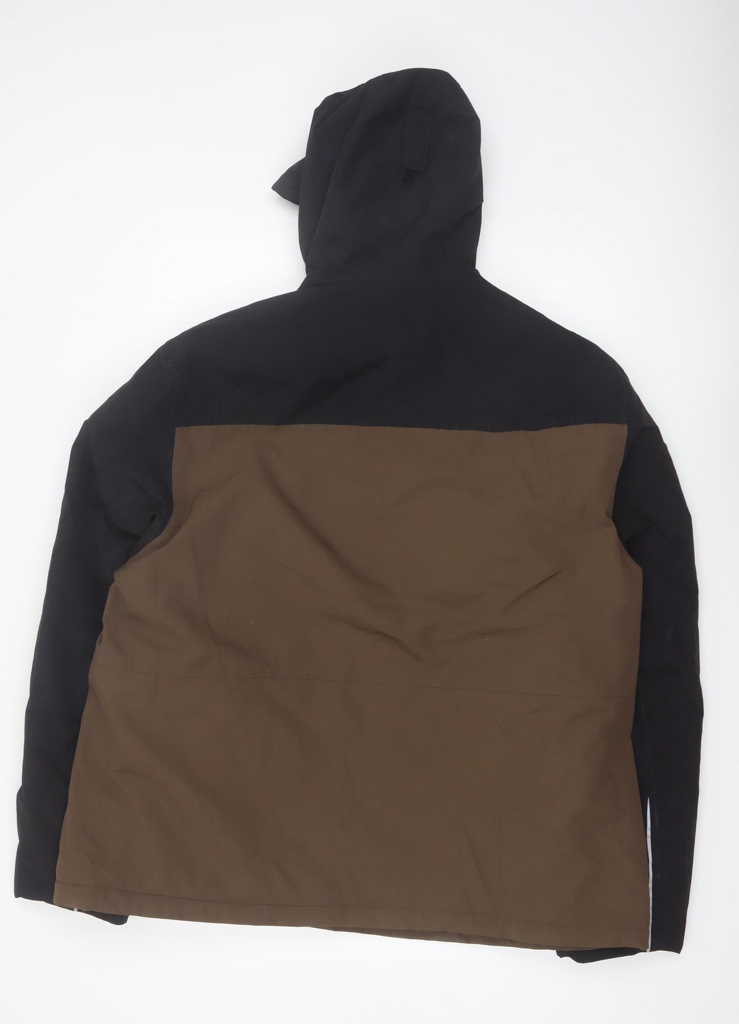 Lands' End Men's Brown XL Hooded Squall Parka Jacket