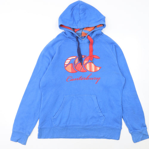 Canterbury Blue Women's Size 16 Pullover Hoodie with Logo Design