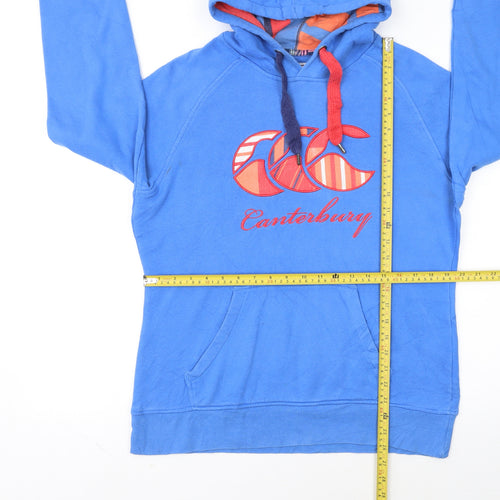 Canterbury Blue Women's Size 16 Pullover Hoodie with Logo Design